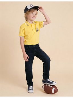 U.S. POLO ASSN. - Blue Boys Whiskered Relaxed Fit Jeans