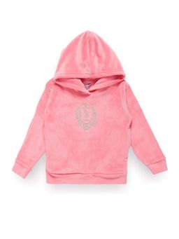 U.S. POLO ASSN. - Girls Embroidered Logo Hooded Sweatshirt