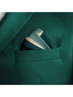 Thee Modern Roots - Green Oasis Silk Pocket Square