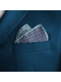 Thee Modern Roots - Midnight Maze Silk Pocket Square