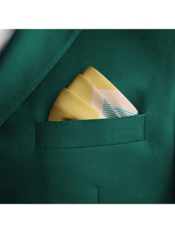 Thee Modern Roots - Verdant Divergence Silk Pocket Square