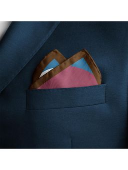 Thee Modern Roots - Pink Lemonade Sunset Silk Pocket Square
