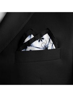 Thee Modern Roots - Midnight Bloom Blitz Silk Pocket Square
