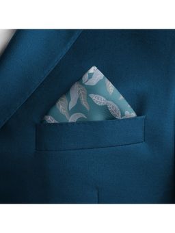 Thee Modern Roots - Blue Harvest Silk Pocket Square