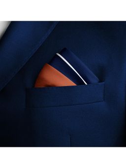Thee Modern Roots - Regal Stripes Silk Pocket Square