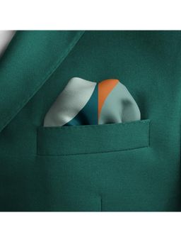 Thee Modern Roots - Abstract Arc Silk Pocket Square