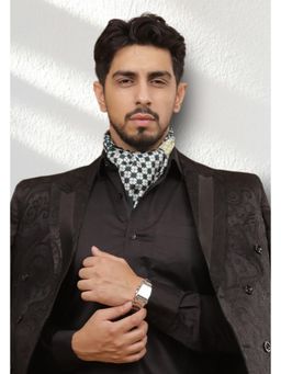 Thee Modern Roots - Unveiling Artistry Men Silk Scarf