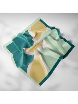 Thee Modern Roots - Green Mirage Men Silk Scarf