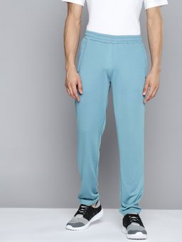 Alcis - Men Blue Solid Slim Fit Track Pants
