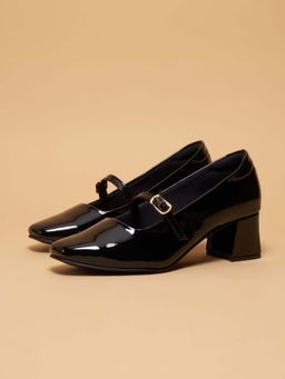 ERIDANI - Black Gracy Patent Pumps