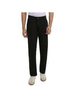 ColorPlus - Regular Fit Solid Black Jeans