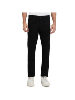 ColorPlus - Black Regular Fit Solid Jeans