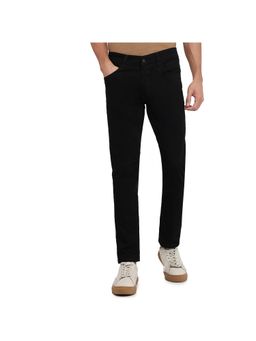 ColorPlus - Slim Fit Solid Black Jeans