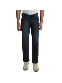 Park Avenue - Cotton Blend Super Slim Fit Dark Blue Jeans