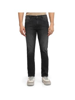 Parx - Mens Tapered Fit Black Jeans