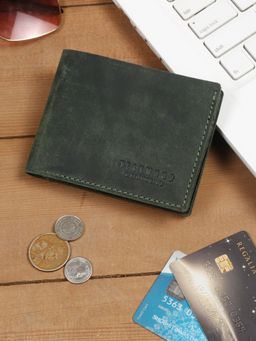 Teakwood - Leather Men's Olive Envelope Wallet