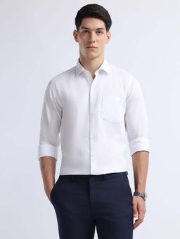 Arrow - Men's Textured Vertical Striped Iconic Shirt