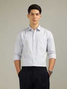 Arrow - Men's Satin Italian Elegance Shirt-Blue