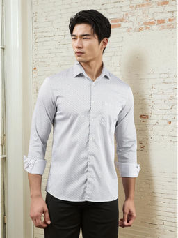 CRIMSOUNE CLUB - White Printed Shirt