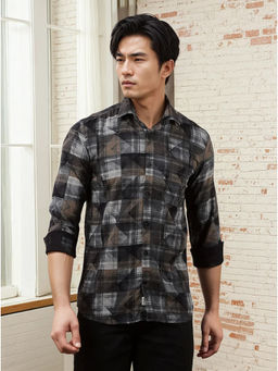 CRIMSOUNE CLUB - Black Printed Shirt