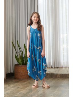 Pasha India - Girls Indra Blue Palazzo Jumpsuit