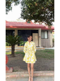 HOUSE OF SAL - Lea Printed Dress With Belt