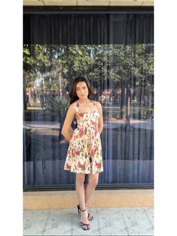 HOUSE OF SAL - Printed Backless Dress