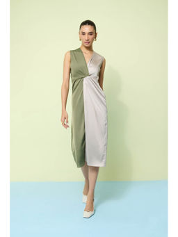 VANTEN - Iris Colorblock Dress