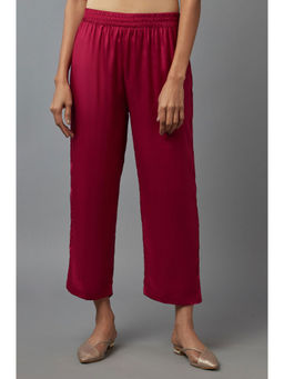WISHFUL by W - Pink Solid Slim Pant