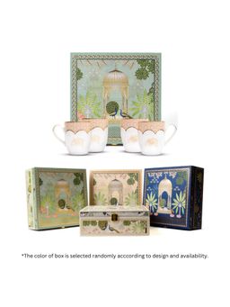 ICHKAN - Peach Legacy Coupe Coffee Mugs (Pack of 4)