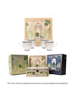 ICHKAN - Grey Iris Pete's Coffee Mugs (Pack of 4)