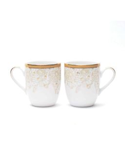 ICHKAN - Mustard Iris Coupe Coffee Mugs (Pack of 6)