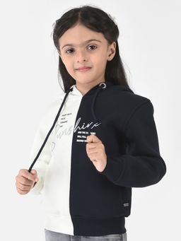 CRIMSOUNE CLUB - Girls Colour-blocked Sweatshirt With Hood