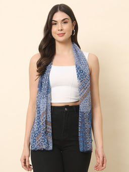 Trend Arrest - Blue Printed Scarf