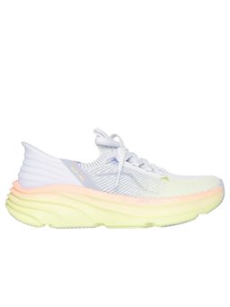 SKECHERS - White D'Lux Vapor Vibrant Stride Sneakers