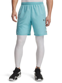 Under Armour - Blue Solid Polyester Loose Fit Shorts