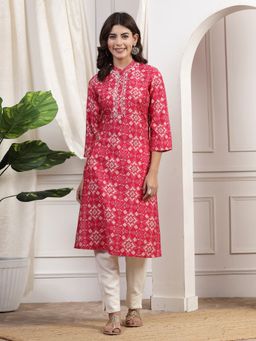 Nayam by lakshita - Pink Printed Kurta