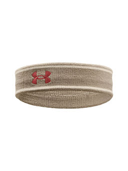 Under Armour - Unisex Striped Performance Terry Headband Brown