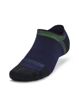 Under Armour - Unisex Iso-Chill AD NS Tab Navy Blue & Orange Socks