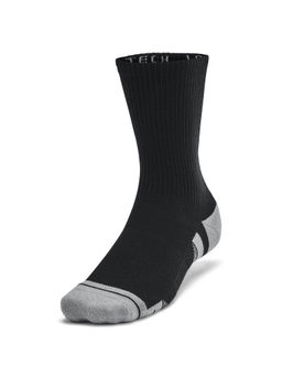 Under Armour - Unisex Performance Tech Crew Black Socks