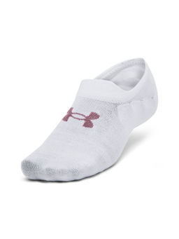 Under Armour - Unisex Essential Ultra Low Tab White Socks