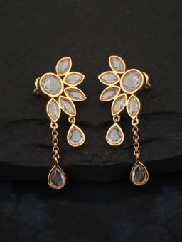 Carlton London - Gold Brass Earrings