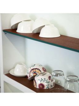 OBSESSIONS - Non-Adhesive EVA Drawer and Shelf Liner, Brown