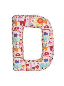 Oscar Home - Alphabet Cushion D Letter Pillow D Handmade Decorative Nursery