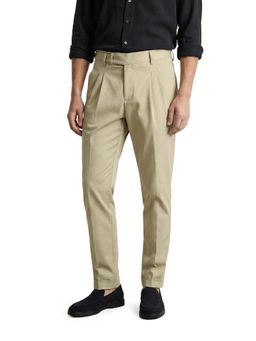 The Indian Garage Co - Green Solid/Plain Mid Waist Trouser