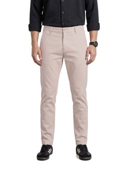 The Indian Garage Co - White Solid/Plain Mid Waist Trouser