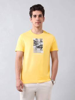 U.S. Polo Assn. Denim Co. - Graphic Yellow Men's T-Shirt