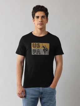 U.S. Polo Assn. Denim Co. - Graphic Black Men's T-Shirt