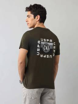 U.S. Polo Assn. Denim Co. - Graphic Olive Green Men's T-Shirt