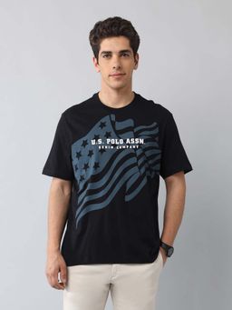 U.S. Polo Assn. Denim Co. - Graphic Black Men's T-Shirt